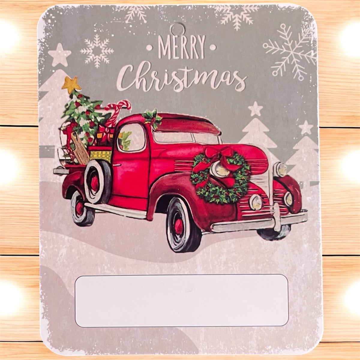 Porte-argent de Noël vintage : décoration de Noël Père Noël et bonhomme de neige pour carte-cadeau