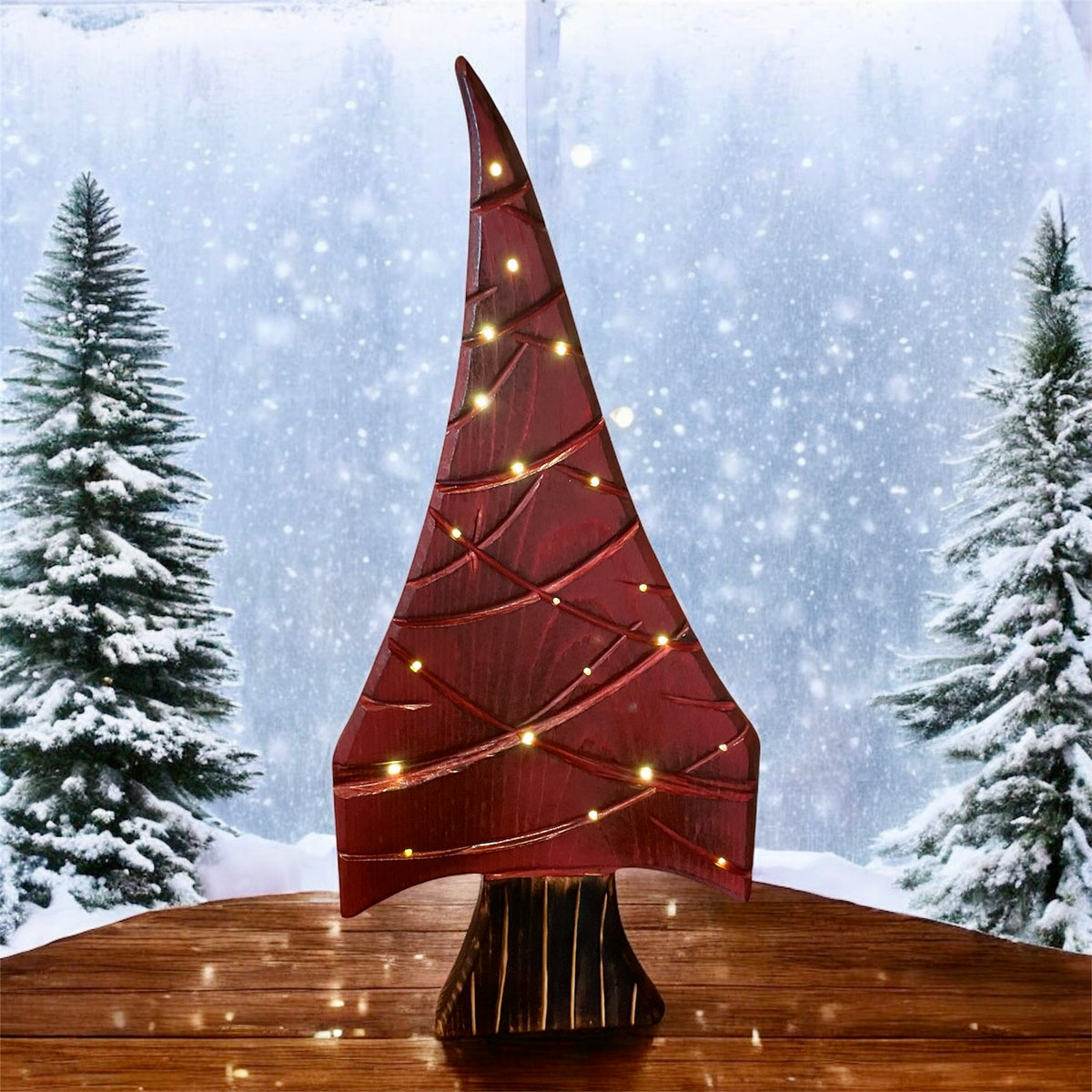 Décoration d'intérieur en bois, trio de sapins de Noël ou sapin unique, décoration de Noël toute l'année, idée de cadeau pour la maison et l'intérieur