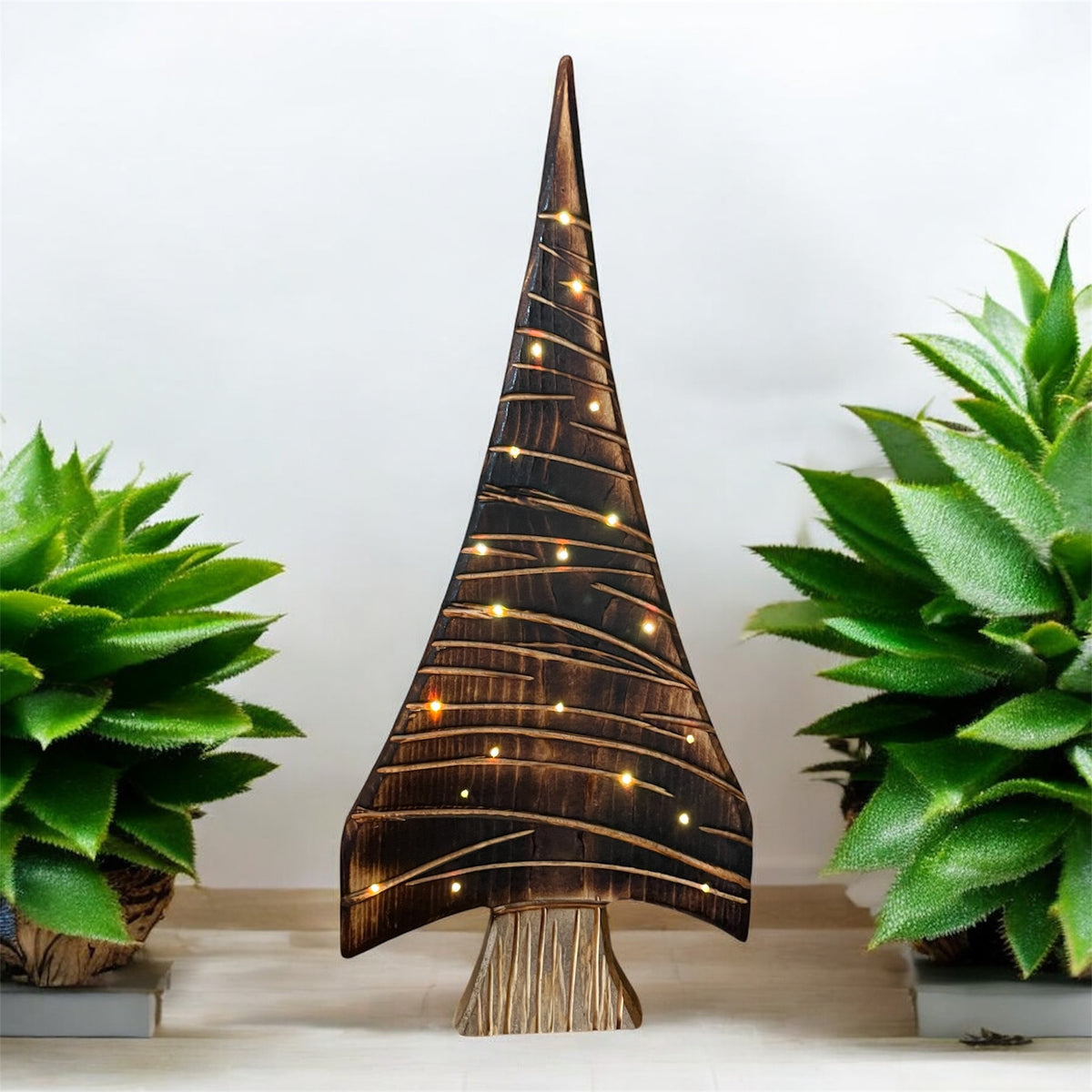 Décoration d'intérieur en bois, trio de sapins de Noël ou sapin unique, décoration de Noël toute l'année, idée de cadeau pour la maison et l'intérieur