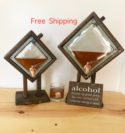 This ain't your grandma's crystal decanter