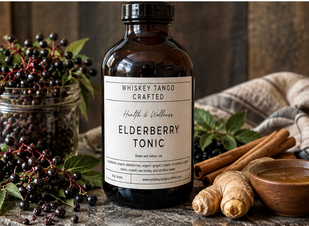 Kit de sirop de sureau bio ~ Herbes séchées ~ Earthly Elderberry ~ Sirop de sureau maison