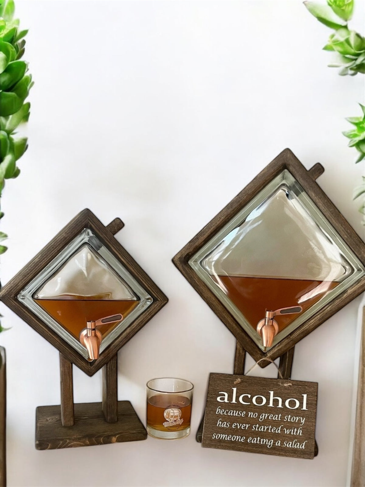 On the Rocks Drink Dispenser Whiskey Bourbon Wine Decanter