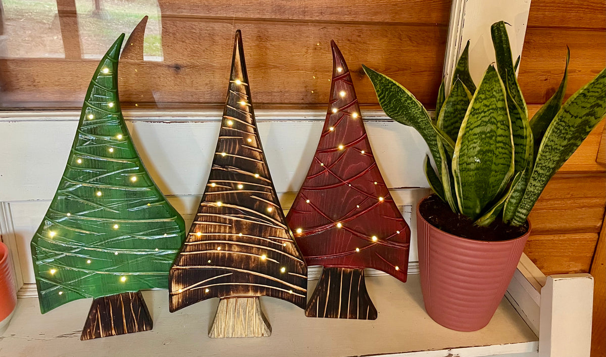 Wooden Tree Home Decor Holiday Tree Trio or Single Year Round Christmas Decor Christmas Home & Living Gift Idea