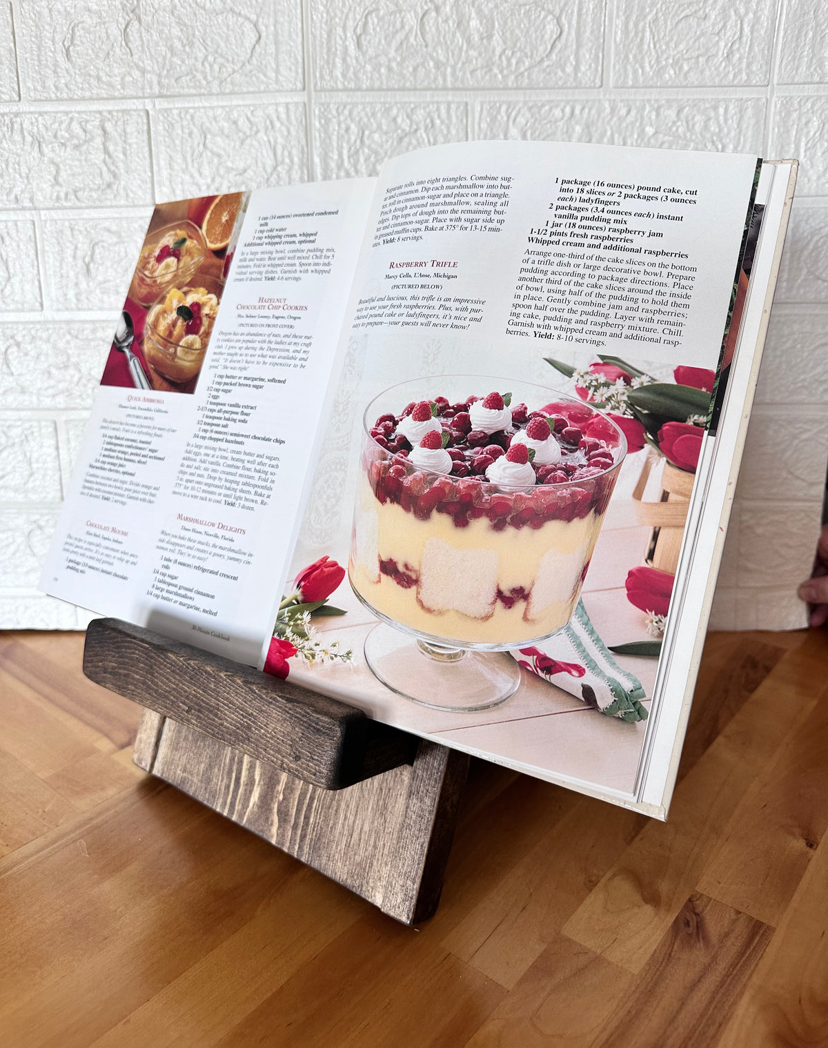 Cookbook Stand Recipe Holder Kitchen Foldable, Book Holder, Book Stand,  E-Reader Stand