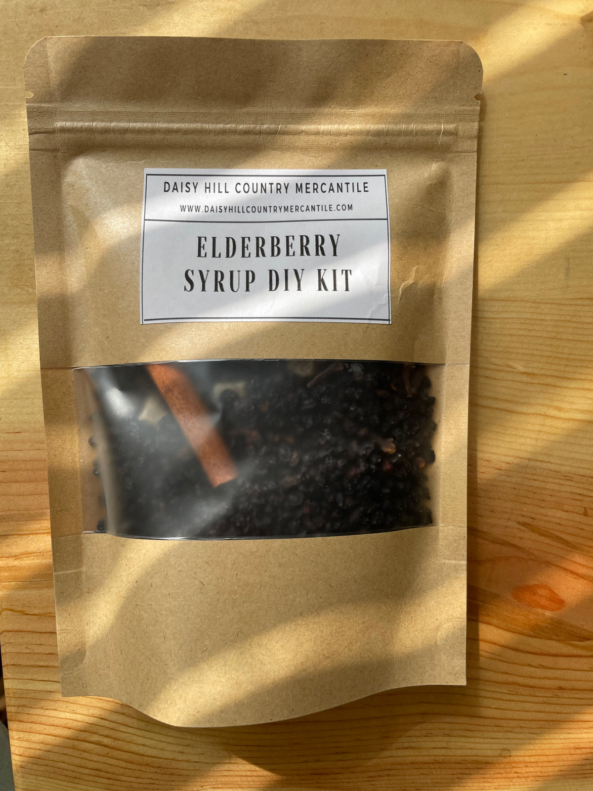 Organic Elderberry Syrup Kit ~ Dried Herbs ~ Earthly Elderberry ~ DIY Elderberry Syrup