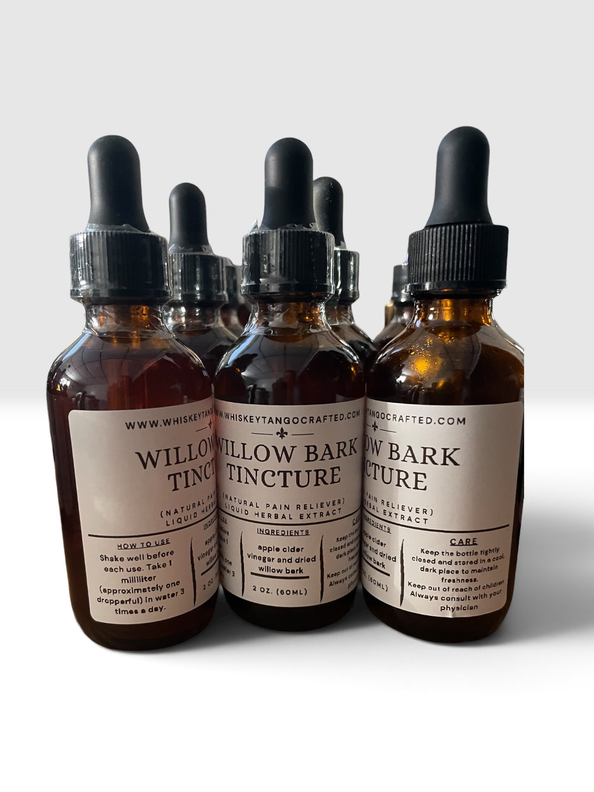 Teinture d'écorce de saule blanc, extrait d'écorce de saule blanc, extrait végétal, teinture végétale