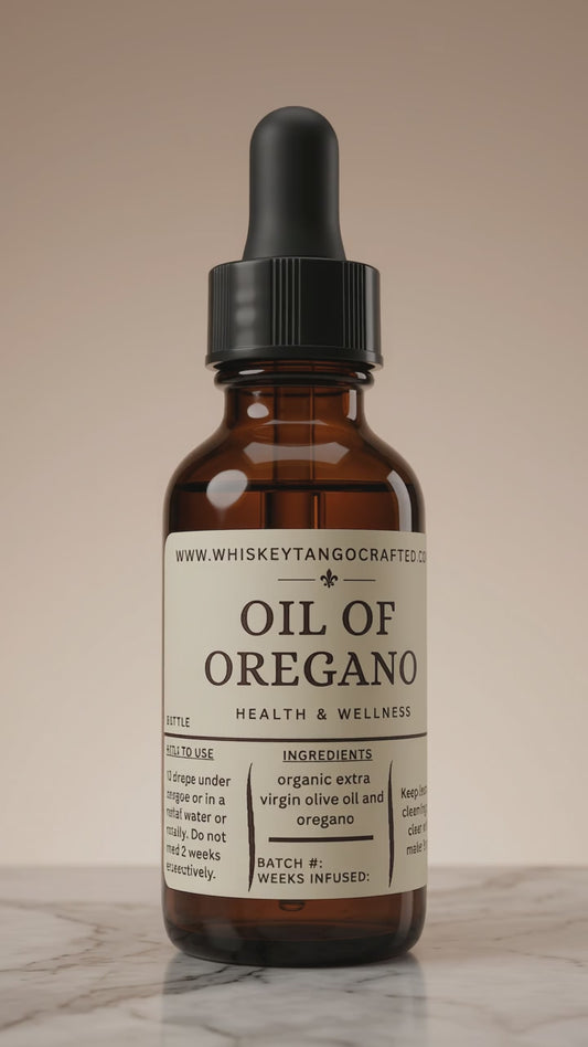 Oil of Oregano ~ Dried Oregano ~ Olive Oil~ 2oz.